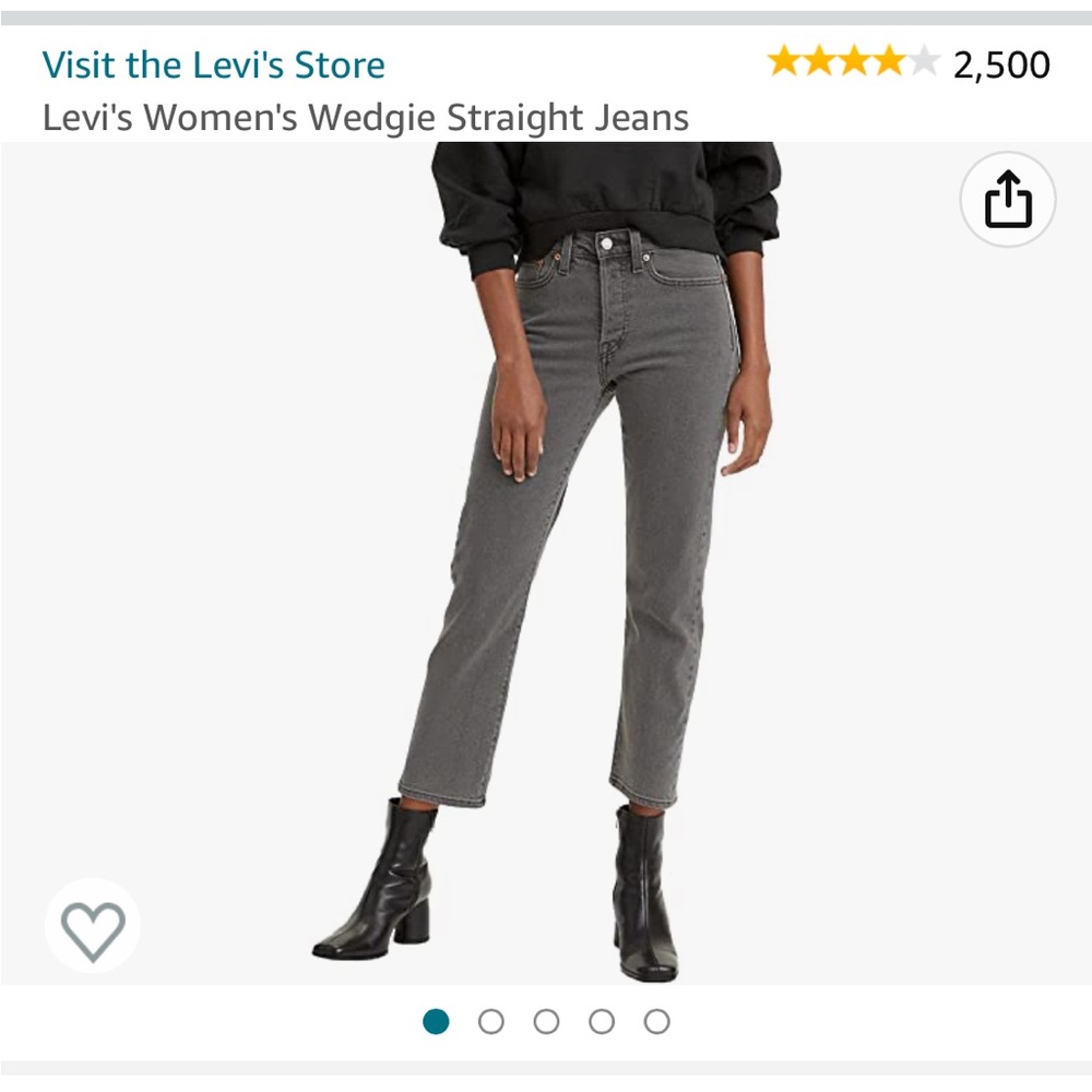 Levi’s Women’s Wedgie Straight Jeans